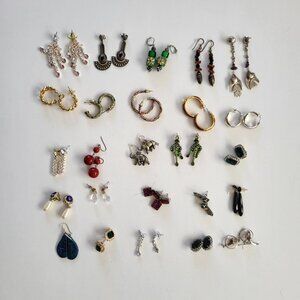 25 Pair Pierced Earrings